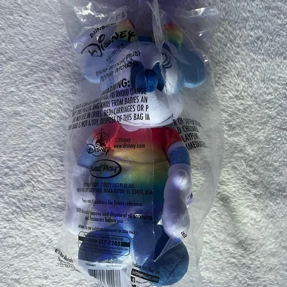 NEW Disney 10” Minnie Mouse PRIDE rainbow - Picture 6 of 6